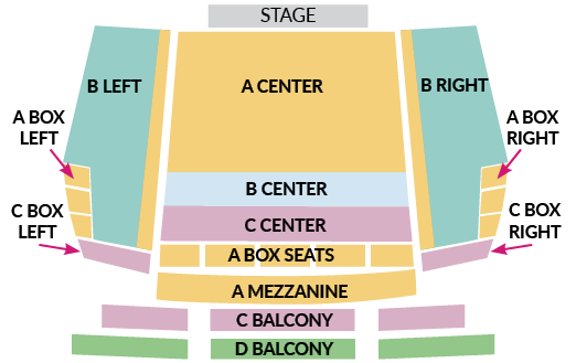 seating chart opera house