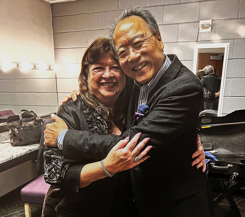 Yo-Yo and Linda Moxley